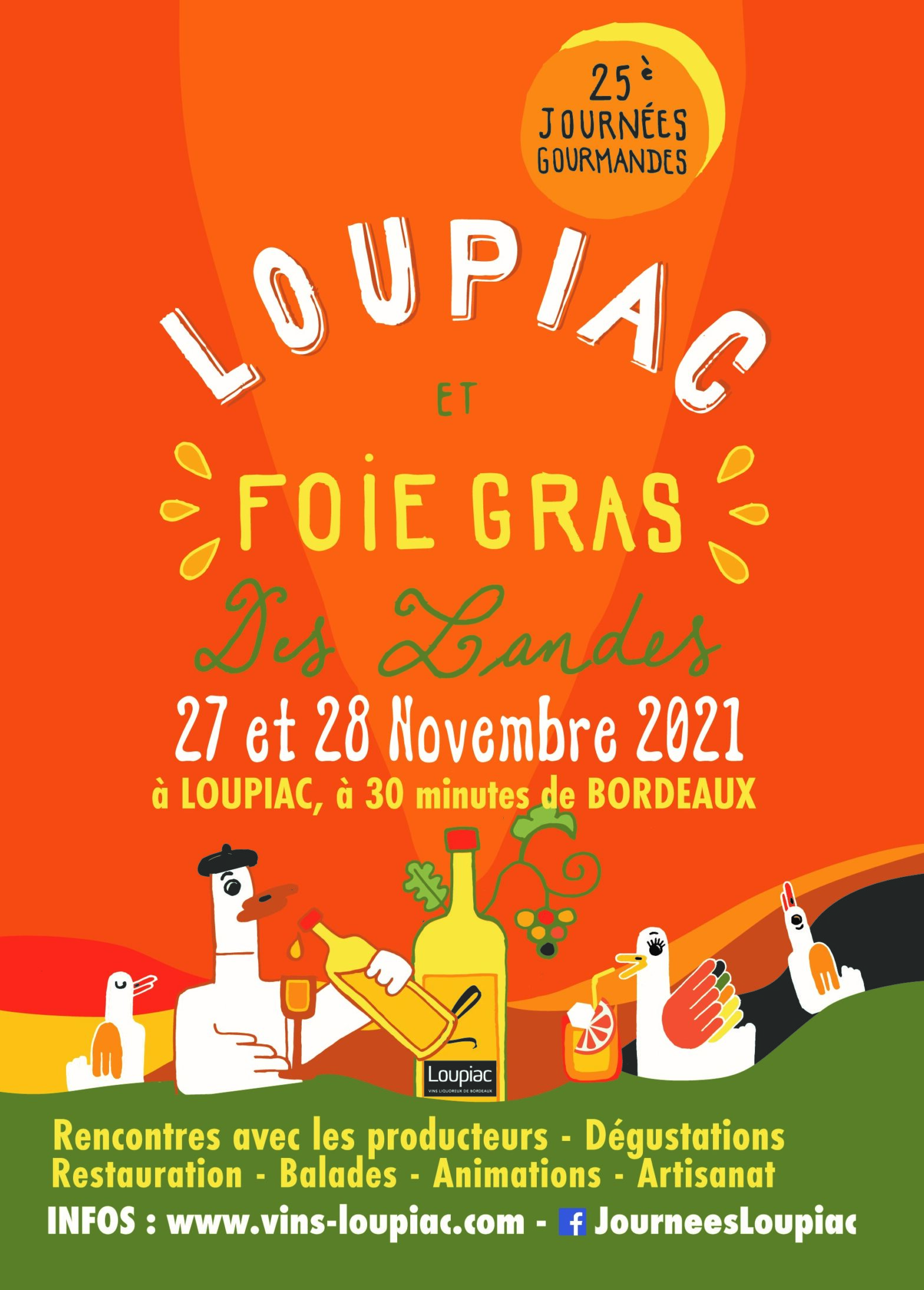 Journées Gourmandes Loupiac et Foie Gras 2021 – Vins Loupiac